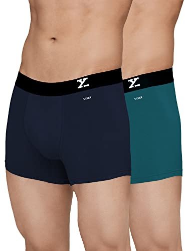 Read more about the article XYXX Men’s Cotton Underwear, Solid Traq Trunks – Pack of 2