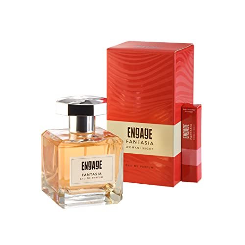 Read more about the article Engage Fantasia Perfume for Women, Long Lasting, Floral & Spicy, for Night Occasions, Gift for Women, Free Tester with pack, 100ml