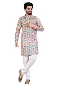 Read more about the article ANREX Men’s Printed Kurta Pyjama Set Cotton