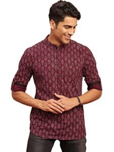 Read more about the article rytras Men’s Cotton Printed Straight Kurta