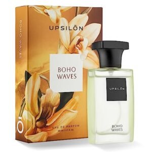 Read more about the article UPSILON Boho Waves Eau De Parfum | EDP Premium Long Lasting Luxury Perfume for Women | Ladies Travel Friendly Fragrance Spray Scent | Gift for Women | 50ml – Pack of 1