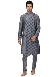 Read more about the article VASTRAMAY Men’s Chiku Cotton Silk Blend Kurta and Pyjama Set