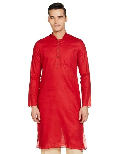 Read more about the article Manthan Men’s Mandarin Collar Full Sleeves Ethnic Knee Length Kurta