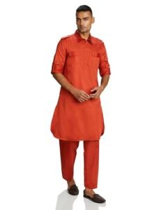 Read more about the article Amazon Brand – Symbol Men’s Cotton Pathani Kurta Pyjama Set (2pcs)