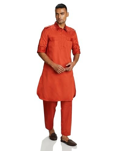 You are currently viewing Amazon Brand – Symbol Men’s Cotton Pathani Kurta Pyjama Set (2pcs)