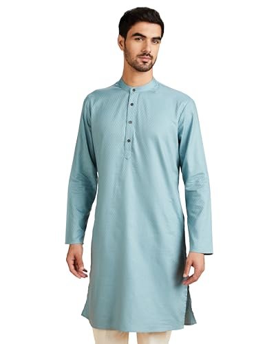 You are currently viewing Amazon Brand – Symbol Men’s Festive Dobby Long Kurta (Regular Fit)