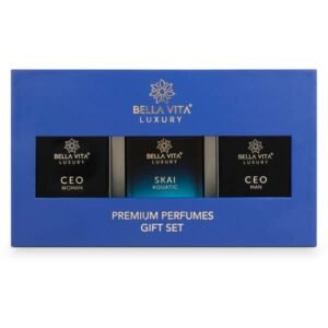 Read more about the article Bella Vita Luxury Perfume Gift Set (Pack of 3) for Men & Women | Luxury Scent with Long Lasting Fragrance CEO Eau De Parfum 100 ml | Skai EDC 100 ml | CEO Man EDP 100 ml