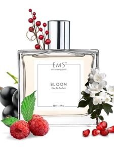 Read more about the article EM5™ Bloom Perfume for Women | Eau de Parfum (EDP) | Strong and Long Lasting Spray | Floral Fruity Sweet Woody Fragrance | Luxury Gift for Women | 50 ml