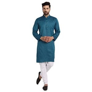 Read more about the article Excent Men’s Cotton Rich Traditional and Ethnic Wear Straight Kurta Pajama Set