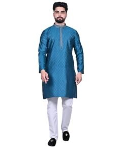 Read more about the article Kurta Pajama Branded (Rishabh Class) Ethnic WEAR KURTA’S Pajama Set (Silk)