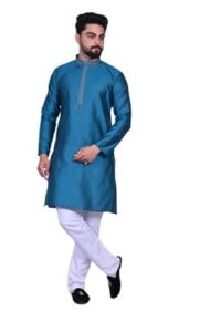 Read more about the article Kurta Pajama Mens (Rishabh Class) Ethnic WEAR KURTA’S Pajama Set (Navy)