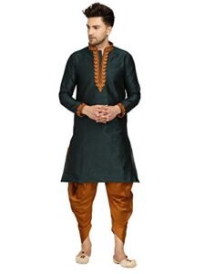 Read more about the article Larwa Men’s Embroidery Kurta & Salwar Dhoti Set Special for Boys & Men’s