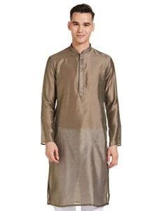 Read more about the article Manthan Blended Viscose Solid Kurta for Men