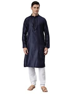 Read more about the article Manthan Men’s Solid Art Silk Kurta