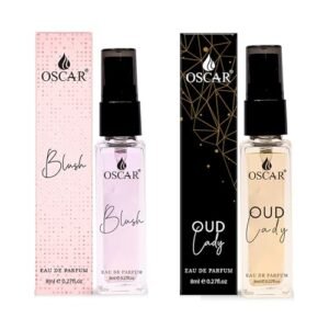 Read more about the article Oscar Blush & Oud Lady Mini Perfumes For Women 8ml (Pack Of 2) | Notes Of Sweets & Musky | Long Lasting | Fresh Fragrance | Edp For Women & Girls