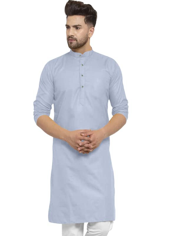 You are currently viewing ShivLeela Mens Pure Cotton Solid Long Sleeve Plain Kurta and Pyjama Set