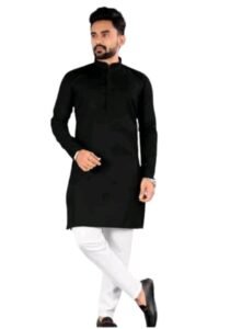 Read more about the article Time Fashion Men’s Cotton Blend Full Sleeve Kurta Pyjama Set For Festival Function Wear