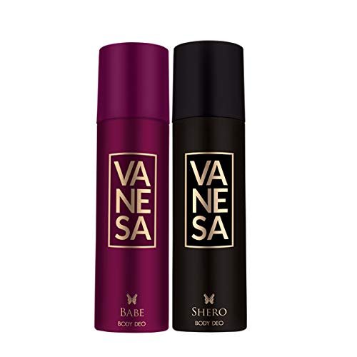 You are currently viewing VANESA Babe, Shero Body Deo for Women – 150ML Each (Pack of 2) | Long Lasting Deodorant Spray for Women