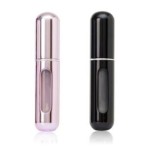 Read more about the article Travel Refillable Perfume Atomizer, 2 Pcs Portable Mini Empty Perfume Spray Bottles, Pocket Sprayer Perfume Atomizers for Cologne Perfumes, Men and Women( Random Color)